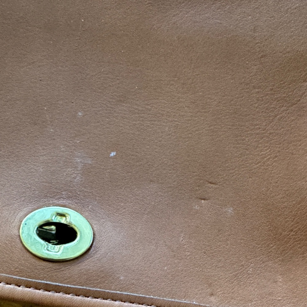 Coach Tan Leather cross body Bag missing strap - Picture 3 of 6